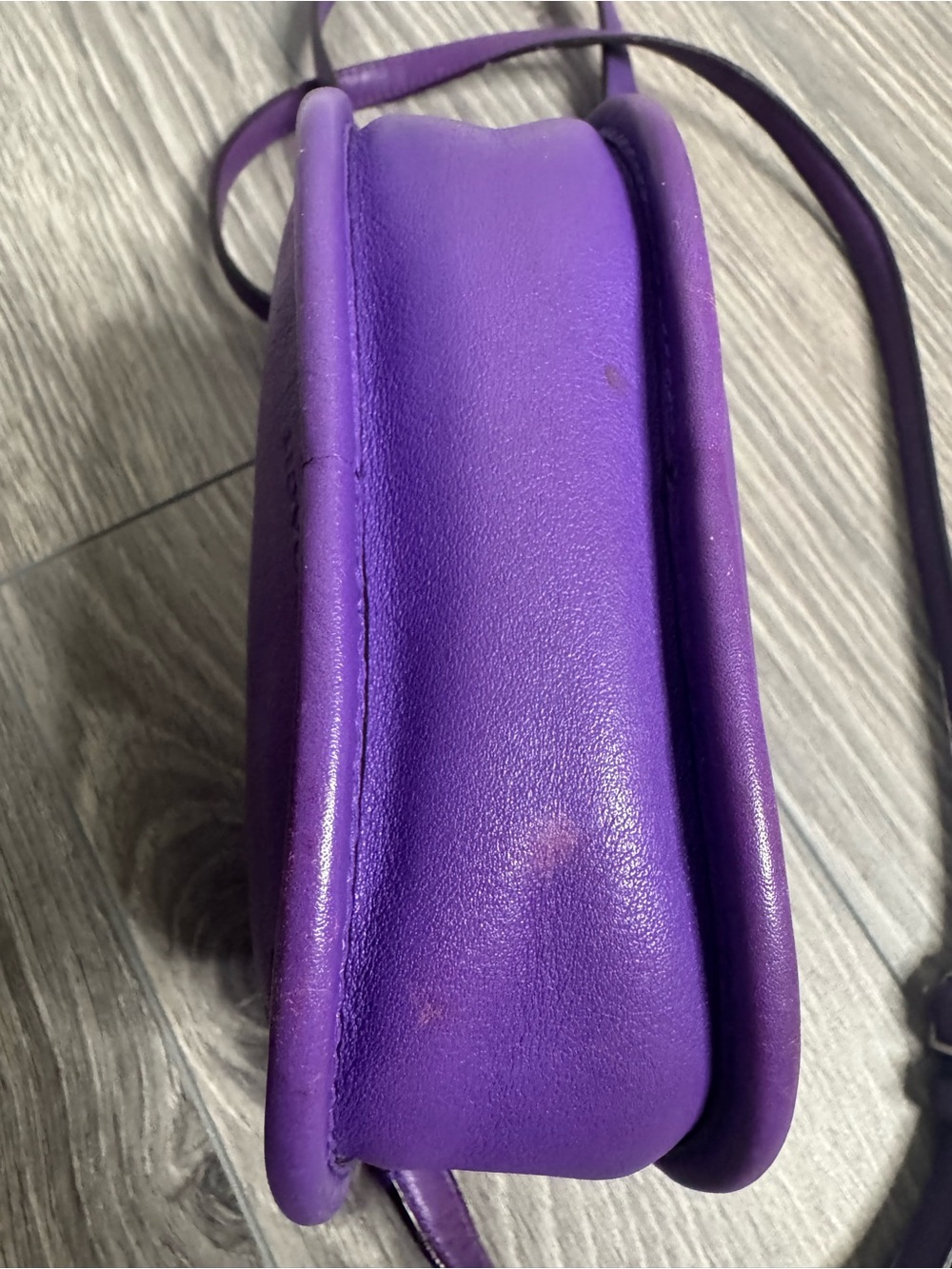 COACH Vintage Purple Canteen Crossbody Bag - Compact Women’s Shoulder Bag - Picture 4 of 10